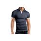 Grin & Bear Slim Fit Contrast Polo Shirt Polo Shirt Polo, GB160 (Textiles)