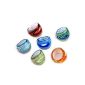 Rings Rings 6X Lampwork Glass Murano Multicolor (Jewelry)