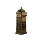 Antique English Stand letterbox stainless aluminum, height: 102.5 cm, color: brass