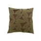 Curtina Leaves cushion with filling, 43 x 43 cm, green (household goods)