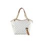 # 553 GOGO handbag ladies bag Satchel Black Brown White (Textiles)