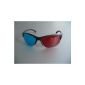 Professional 3D glasses red / cyan (so-called. Anaglyph) Aviator (electronics)