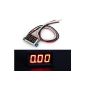 COLEMETER® Mini Ammeter Tester Digital Ampere 0-10A current DC LED Red