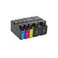 5x Ink Cartridge XXL with chip for Lexmark 200 XL 210 XL Office Edge Pro 4000 5500 Platinum Series (Office supplies & stationery)