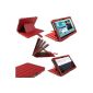 igadgitz Rouge 'Armourdillo' Case PU Leather Case for Samsung Galaxy Tab 2 10.1 P5100 P5110 3G Android 4.0 Internet Tablet