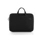 Plemo Nylon Lycra fabric Case Cover Sleeve for 38.1 to 39.6 cm Briefcase (15 to 15.6 inches) laptop / notebook computer / MacBook / MacBook Pro, Black (Electronics)