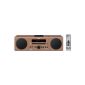 Yamaha MCRB142BR Stereo Bluetooth with FM Tuner / CD / iPod docking station and iPhone Brown (Electronics)