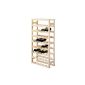 Wine shelf / Pine Wine Rack for 54 bottles CHIARA - H 118 x W 67.5 x D 25 cm
