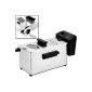 Electric FRYER 2200W pro 4L basket and removable bowl GS mark oil