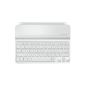 Logitech Ultrathin Magnetic Clip-On Keyboard Cover for iPad Air (wireless Bluetooth keyboard and holder, German keyboard layout QWERTZ) white (Personal Computers)