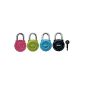 Master Lock combination lock Round 49 mm - assorted colors, 1590EURDCOL (tool)