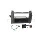 1-DIN radio installation-complete Mercedes-Benz A- and B-Class from 2004, black (Electronics)