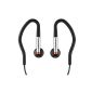 Sony MDR-AS40EX In-Ear Earphones silver / black (Electronics)