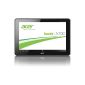 Acer Iconia A700 25.7 cm (10.1 inch) tablet PC (Full HD, NV Tegra 3 quad-core, 1.3GHz, 1GB RAM, 32GB flash memory, Bluetooth, Android 4.1) Black (Personal Computers)