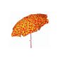 Schneider parasol Rome, Orange, 200 cm Ø, 8-piece, round (garden products)