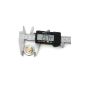 Incutex digital calliper made of stainless steel with LCD display 150mm linear encoder with depth measurement rod Caliper
