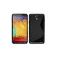 Case / Cover Samsung Galaxy Note 3 NEO - Sline TPU semi-rigid design - Black (Electronics)