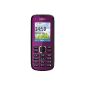 Nokia C1-02 mobile phone (without Branding, 4.6 cm (1.8 inch) display, Bluetooth) plum (Electronics)