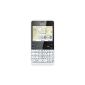 Nokia ASHA 210 DUAL SIM Mobile Phone 64MB Compact White (Electronics)
