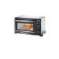 Severin 2036 Mini Oven 1500W Heat Rotating 28L Black Brushed Stainless Steel (Kitchen)