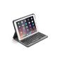 Anchor Bluetooth Folio Keyboard Case Cover for iPad 2 Air - Smart Case with auto wake / sleep function, Convenient keys and 6 months of battery life between charges (exclusively for iPad Air 2)