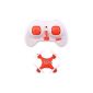 LEORX Cheerson CX-10 2.4GHz 4 Channels 6-axis gyroscope Quadcopter Drone RC Super Mini UFO RTF with LED (Orange) (Electronics)