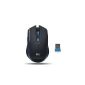 Rii 2.4GHz Wireless Optical Mouse RM500 and USB2.0 receiver, 6 Button, Ergonomic Design Adapted, DPI, laptop, PC, Raspberry Pi 2, Linux, MacOS, Linux, Windows XP, Vista, 7, 8 and 10 (personal computer)