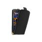 mumbi PREMIUM Leather Flip Case Google Nexus 4 Case (Wireless Phone Accessory)