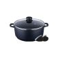 Kaiserhoff kh-8626 Casserole with glass lid, 28 x 12,3 cm, suitable for induction (Home)