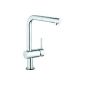 GROHE Minta kitchen faucet Touch, extractable shower, StarLight 31360000 (Germany Import) (Tools & Accessories)