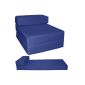 Gilda ® guest bed NAVY fireside chair FRESCO unfold rollaway folding chair bed mattress Water & stain resistant fabric