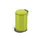 Hailo 0516-550 Design pedal waste bin TOPdesign 16, Lemon (household goods)