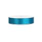 SiDeSo® turquoise satin ribbon 25m x 6mm wedding band antenna Dekoband gift ribbon bow ribbon