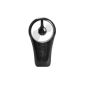 Vktech mini fan cooling fan with pedestal table fan USB / battery Fan (Black) (household goods)