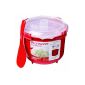 Sistema microwave rice cooker round, 2.6 l, red (household goods)