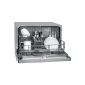 Bomann TSG 707 Table dishwasher / A + / 174 kWh / year / 1960 liters / year / 6 MGD / 55 dB / 6 place settings / Electronic program control / folding Glass and plate holder / silver / 55 cm (Misc.)
