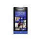 HTC Windows Phone 8S Smartphone (Qualcomm S4 processor 1 GHz, 10.2 cm (4 inch) touchscreen, 5 megapixel camera, 512 MB RAM) Atlantic Blue (Electronics)
