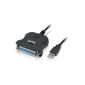 2-Lilnk adapter cable - USB 2.0 to Parallel 25-pin (electronic)