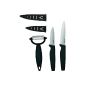 Ceramix CERAM-034 Set of 2 Ceramic Knives + Bursar: 1 + 1 Office Knife Steak Knife + 2 + Fourreaux Protection Bursar (Kitchen)