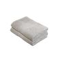 Pinzon 550g / m2 Lot towel 100% Cotton Light gray, 2 Bath towels (70x140) (Kitchen)