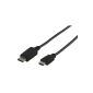 HQ CABLE-571-1.8 Cable Display port to HDMI M / M 1.8m (accessory)