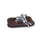 In and outdoor dog bed XXL 117 x 86cm Brown Square Waterproof Dog Sofa Dog Basket (Misc.)