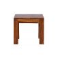FINEBUY Sheesham Coffee Table Solid 45 x 45 cm Solid wood table