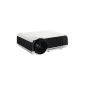 DBPower-86 White LED Projector 1280 * 768 2800 Lumens Contrast: 2000: 1 with 2 * 2 * USB slot HDMI VGA YPbPr Multimedia (Electronics)