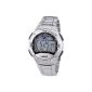 Casio - W-753D-1A - Sports - Mixed Watch - Quartz Digital - LCD Dial - Bracelet Grey (Watch)