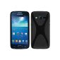 Silicone Case for Samsung Galaxy Express 2 - X-Style black - Cover PhoneNatic ​​Cover + Protector (Electronics)