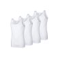 Schiesser® 4er - Pack Men vests, shoulder shirts, tank top, white, Gr.  5, 6, 7, 8, 9, New (Textiles)