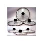 Kruger glass lid pot lid pan lids pans pot lid 20 24 28 cm glass (28) (household goods)