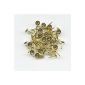 50 new golden thumbtacks replacement - needles for Pin Lapel Pins