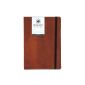 INDIARY PRIMELINE luxury notebook made of genuine leather and handmade paper A5 - Brown